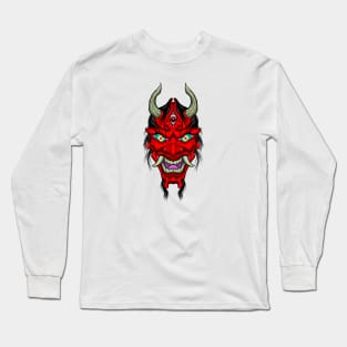 Red Hannya Long Sleeve T-Shirt